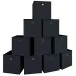 10er Set Faltbox Klappbox Aufbewahrungsbox Boxas