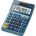 Casio MS-120EM Tischrechner Blau Display (Stellen): 12 solarbetrieben (L x B) 101 mm