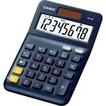 Casio MS-8E Tischrechner Dunkelblau Display (Stellen): 8 solarbetrieben (L x B) 101