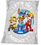Herding 7532403035 - Paw Patrol Kuscheldecke, Polyester, grau, 130 x 160 cm