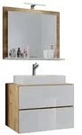 3-tlg. Waschplatz Waschtisch Lendas M Schublade