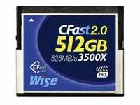 Wise CFast 2.0 Card 3500x 512GB blue