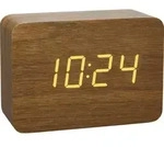 TFA Dostmann 60.2549.08 Funk Wecker Holz, Braun Alarmzeiten 1