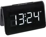 TFA Dostmann 60.2543.02 Funk Wecker Schwarz Alarmzeiten 1 Gro&szlig;es Display