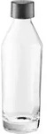SODAPOP Glaskaraffe 700ml inkl. Bottle Shirt grau f&uuml;r JOY & Sharon Up