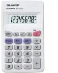 Taschenrechner EL-233S wei&szlig;, 8 Stellen