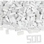 Blox 500 wei&szlig;e 8er Steine lose