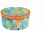Weltkarte mit Tieren (Kinderpuzzle)