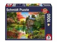 Schmidt 58968 - Die Wassermühle, Puzzle, 1000 Teile