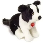 Teddy Hermann 91959 - Border Collie Welpe sitzend, Stofftier, Pl&uuml;schtier, 25cm