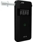 ACE A Alkoholtester Schwarz 0 bis 4 &permil; Verschiedene Einheiten anzeigbar, Alarm,