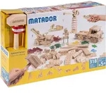 MATADOR 11318 - Explorer E318, Baukasten, Holz, 318 Teile, Konstruktionsbaukasten, ab