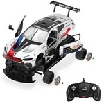 Jamara BMW M8 GTE 1:18 wei&szlig; 2,4GHz Bausatz