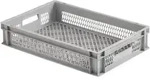 Alutec 75050 Kunststoffbox vergittert (B x H x T) 600 x 120 x 400mm Grau 1St.