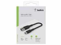 Belkin USB-C/USB-A Kabel 15cm PVC, schwarz CAB001bt0MBK