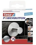 TESA POWERBUTTON Classic Klebehaken (&Oslash; x H) 50mm x 31mm Metall Inhalt: 1St.