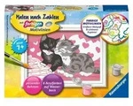 CreArt, Malen nach Zahlen Kinder - Kuschelkatzen