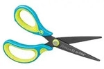 Pelikan Schere griffix Schule, Neon Fresh Blue, Linksh&auml;nder, Spitz 15 cm