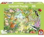 Puzzle Schmidt Spiele Tiere im Wald 100 Teile