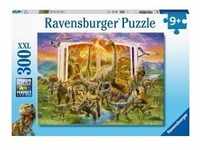 Ravensburger 12905 - Lexikon aus der Urzeit, Dinosaurier, Kinderpuzzle, 300 XXL-Teile