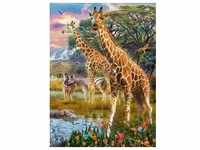 Ravensburger 12943 - Bunte Savanne, Giraffen, Kinderpuzzle, 150 XXL-Teile