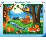 Rahmenpuzzle Ravensburger Wenn kleine Tiere schlafen gehen 35 Teile