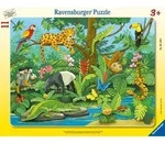 Rahmenpuzzle Ravensburger Tiere im Regenwald 11 Teile