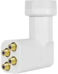 MegaSat HD-Profi Quattro-LNB Feedaufnahme: 40mm vergoldete Anschl&uuml;sse, Wetterschutz