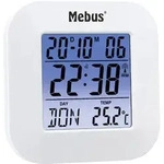 Mebus 51511 Funk Wecker Wei&szlig;
