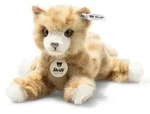 Steiff 099229 - Mimmi Katze, liegend, rot-gestromt, Pl&uuml;sch, 24 cm
