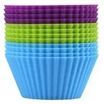 Set mit 12 Dr. Oetke Muffinfoermchen aus Silikon
