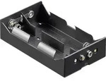 Goobay 11977 Batteriehalter 4x Mono (D) Druckknopfanschluss (L x B x H) 133.5 x 74 x