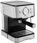 Princess 01.249412.01.001 Kapselmaschine Edelstahl, Schwarz mit Milchaufsch&auml;umd&uuml;se,