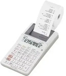 Casio HR-8RCE-WE Druckender Tischrechner Wei&szlig; Display (Stellen): 12