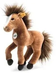 Steiff 122156 - Chayenne Pferd, stehend, Pl&uuml;sch, braun, 28 cm