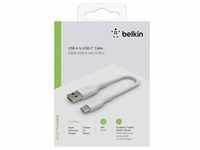 Belkin USB-C/USB-A Kabel 15cm PVC, weiß CAB001bt0MWH