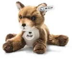 Steiff 074035 - Foxy Baby-Fuchs, liegend, Pl&uuml;sch, 19 cm