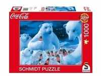 Schmidt 59913 - Coca Cola, Polarbären, Puzzle, 1000 Teile
