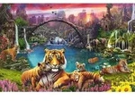 Puzzle Ravensburger Tiger in paradiesischer Lagune 3000 Teile