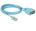 Delock 63341 VGA / RJ45 Adapter [1x D-SUB-Buchse 9pol. - 1x RJ45-Stecker] Blau 1.00m