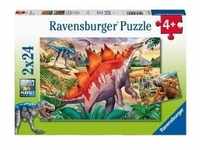 Ravensburger Kinderpuzzle - 05179 Wilde Urzeittiere - Puzzle für Kinder ab 4...