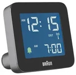 Braun BC09B-DCF Wecker Schwarz Alarmzeiten 1 Zweizeilig