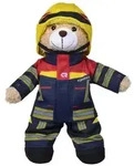Feuerwehr Pl&uuml;schb&auml;r Rosenbauer, 30cm