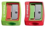 STABILO Spitzer woody 3 in 1 f&uuml;r extradicke Stifte, 2er Set