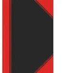Landr&eacute; China Kladde A4 kariert 96 Blatt schwarz/rot