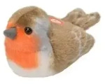 Pl&uuml;sch Singvogel Rotkehlchen
