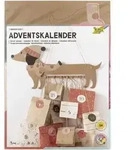 Folia Adventskalender SAUSAGE DOG, 54-teilig
