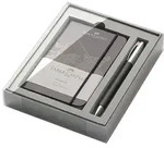 Faber-Castell Kugelschreiber AMBITION Edelharz, Geschenkset schwarz