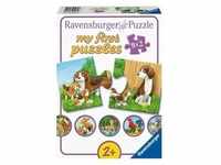 Ravensburger 05072 - my first puzzles, Tierfamilien auf dem Bauernhof, 9x2 Teile