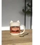 Tee Becher mit Tee-Ei Katze